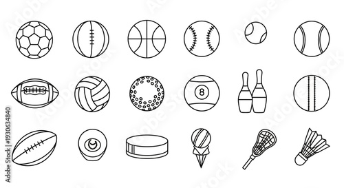 Sports Balls Icons