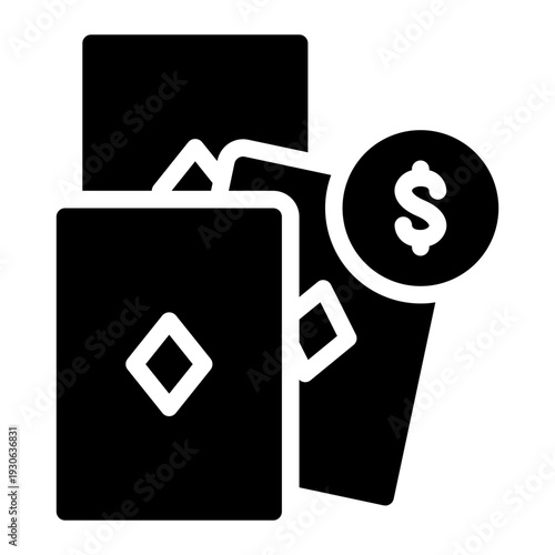 money glyph icon