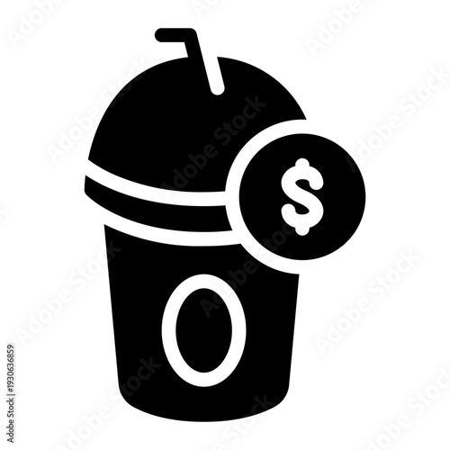 money glyph icon