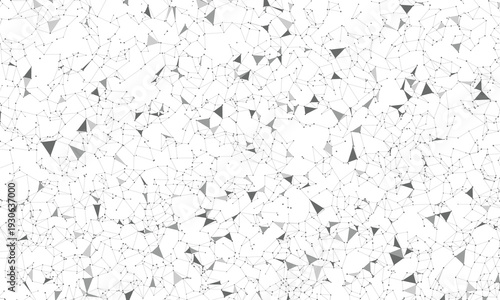 Digital abstract connection dots and lines. Network connection structure. Technology polygonal background. Plexus effect. Points and lines glowing Big data Network. Science 3d vector illustration