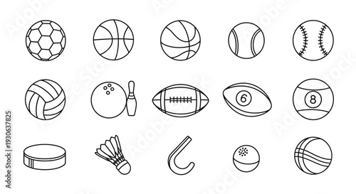 Sports Balls Icons