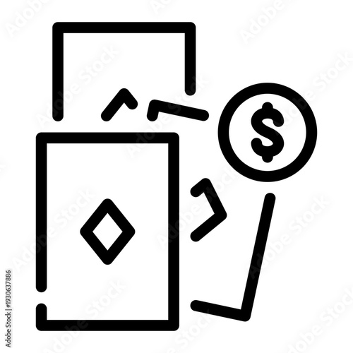 money line icon