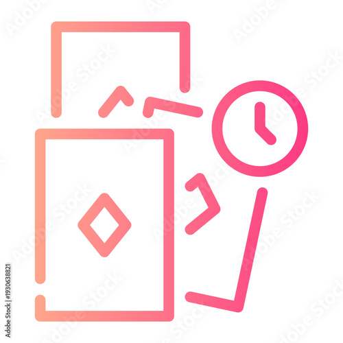 time gradient icon
