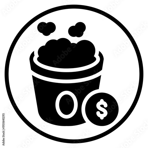 money glyph icon