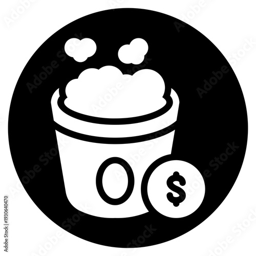 money glyph icon