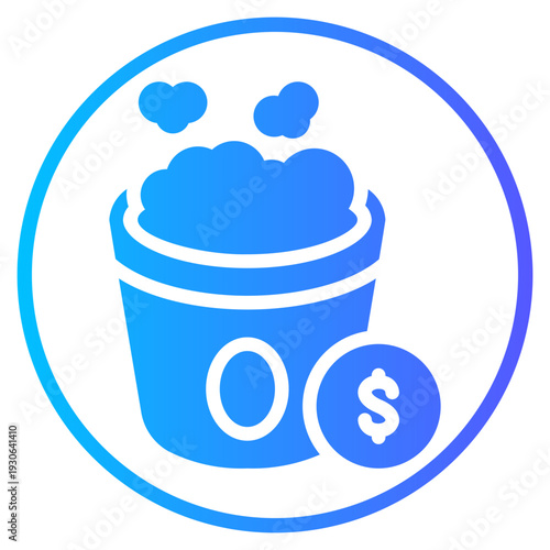 money gradient icon