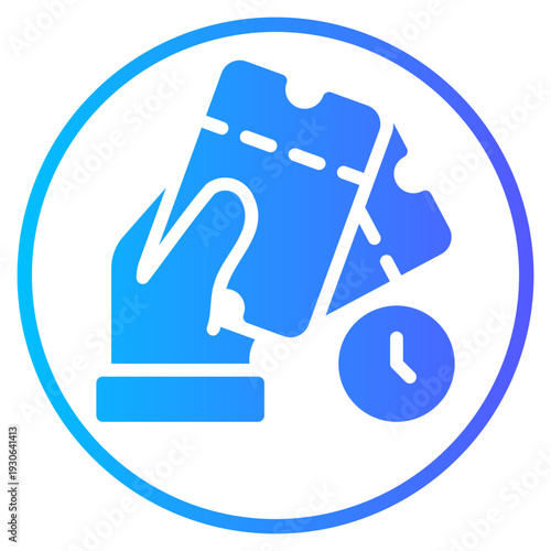 time gradient icon