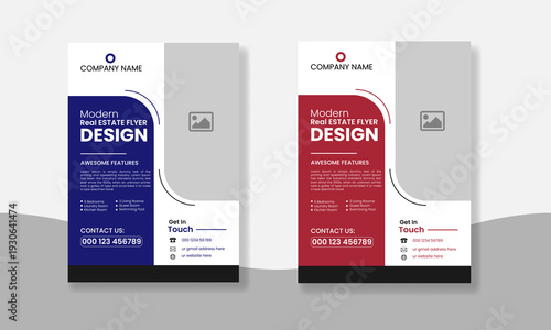 Real Estate Flyer Design Templates for business promotion