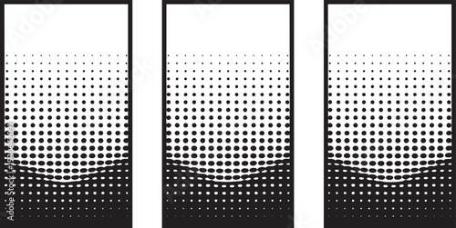 	
Halftone comic manga book template set. Screentone page for superhero story. Collage grid manga with pop art dots effect. Panel layout or mockup. Action scene. Cartoon design. Vector illustration