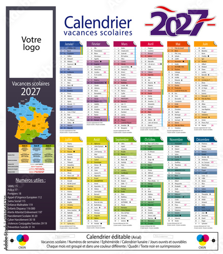 Calendrier 2027 - 15