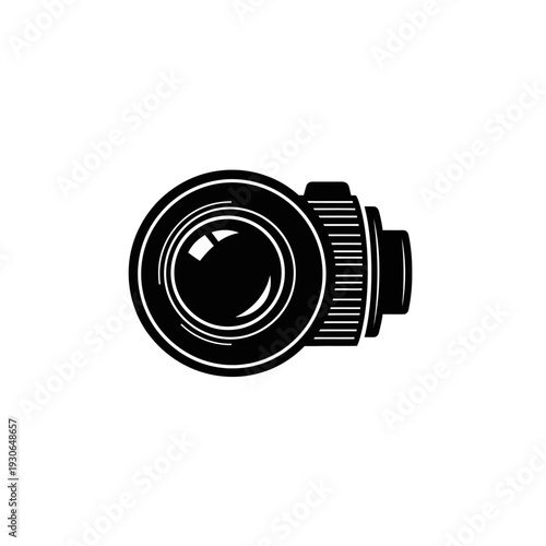 Close-up of a Camera Lens Showing Precision Optics for Photography Enthusiasts