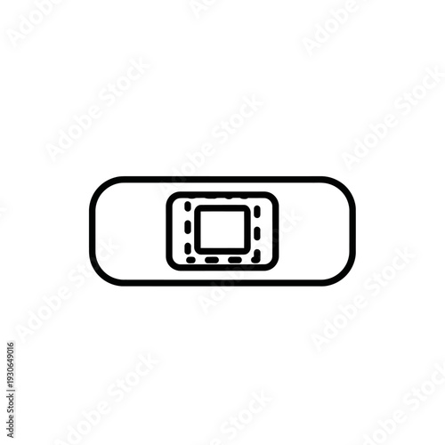 Close-up of a Microchip Chip with Digital Circuitry for Electronics Devices