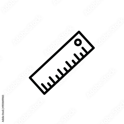 Close-Up of Ruler for Precision Measurement and Accurate Line Marking