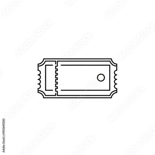 Close-Up of Vintage Ticket Stub with Elegant Borders for Event Access