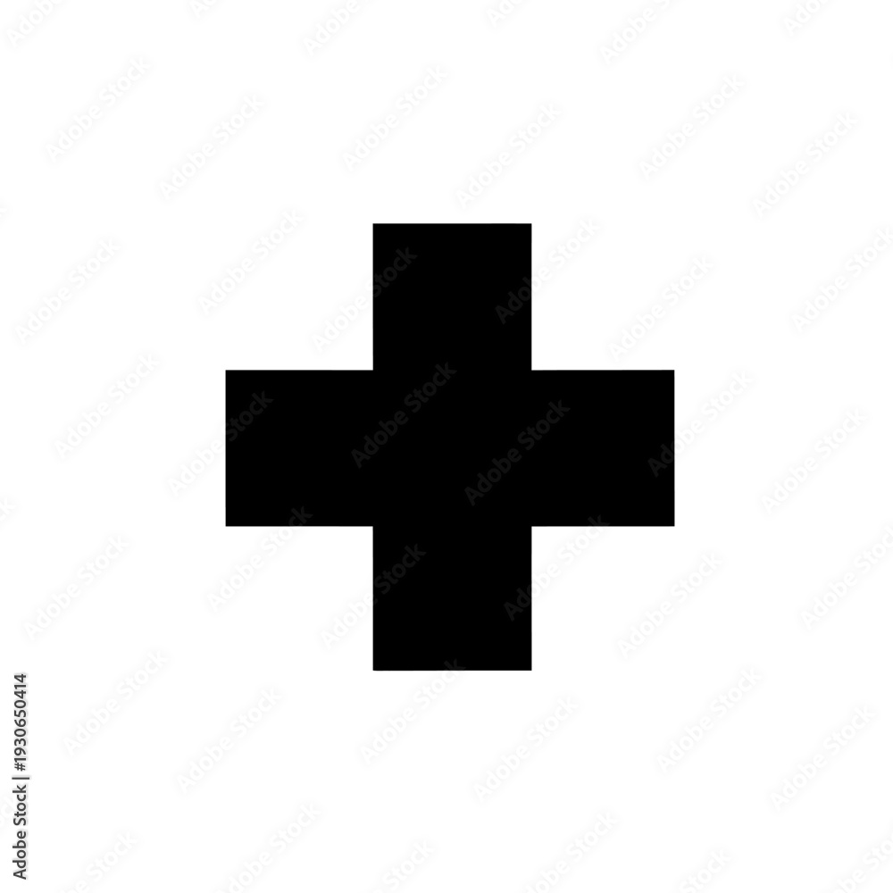Fototapeta premium Medical Cross Symbol Representation for Healthcare and Medical Services