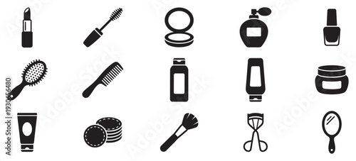Beauty and cosmetic products, personal care items, and tools are essential for daily grooming and self-care routines.