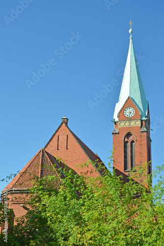 Wallpaper Mural Intercession Church (former Lutheran church of Rosenau (1926).  Kaliningrad Torontodigital.ca
