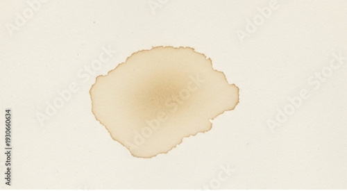 Coffee Stain on Paper Texture.