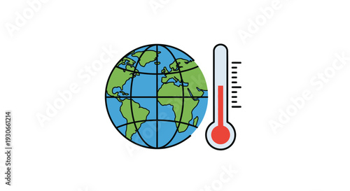 Global warming and climate change concept.