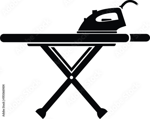 Iron on Ironing Board