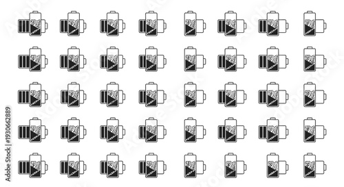 Black and white icons of beer glasses.