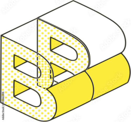 This trendy and energetic emblem is perfect for creative agencies, youth-oriented brands, publishing houses, or digital marketing firms looking for a bold, fun, and memorable brand identity.