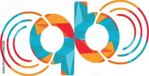 This energetic emblem is ideal for tech startups, media broadcasting companies, creative agencies, or telecommunications brands looking for a bold and forward-thinking identity.