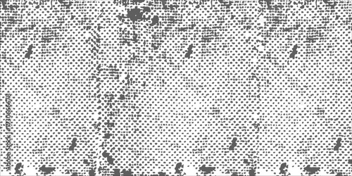 Grunge halftone black and white dots texture background. Spotted Abstract Texture