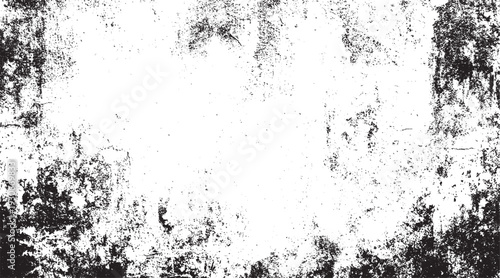 Grainy distressed paper background with vintage rough texture, abstract black overlay, dirty scratched frame,   rustic grunge gray texture. Rough effect of grunge wall design. Dirty eroded vintage bac