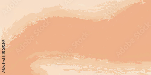 Abstract background with soft peach and light brown watercolor textures