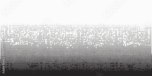 Gradient of dots transitioning from dark to light creating a visual texture