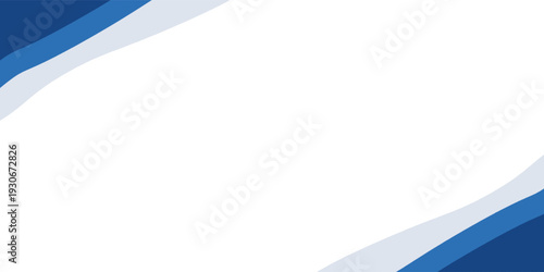 abstract modern blue curve with copy space template for professional business presentation template background