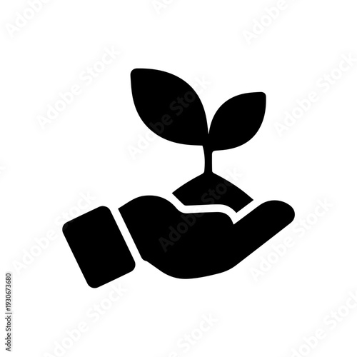 Reforestation Vector Icon Design