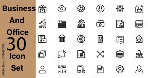 Set of vector number icons for web, business, and digital design use