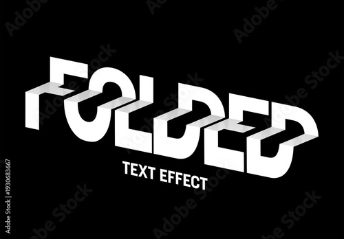 Folded Text Effect