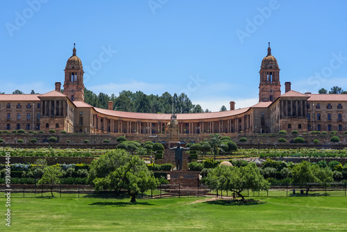 Obraz na plátně South Africa,Union Buildings,Grand historical building with symmetrical architec