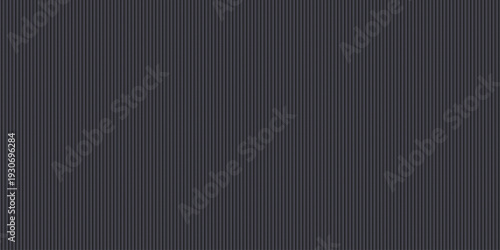 Seamless dark grey background featuring a fine vertical pinstripe pattern perfect for elegant business suits, corporate wallpaper, and minimalist texture design