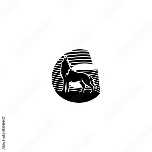 Vector illustration of wolf h...