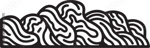 Wavy Neural Currents Flowing with Electric Energy, Abstract Technology Background.