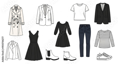 Fashion Clothing and Accessories Collection.