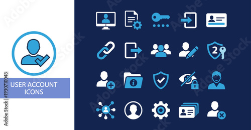 Set of flat vector illustration podcast icons with microphones, headphones, sound waves, and digital audio broadcasting symbols for media production.