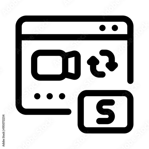 Monetization Line Icon. Single icon, line vector icon