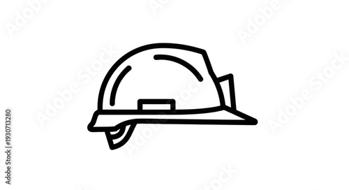 Hard Hat Safety Helmet Icon.