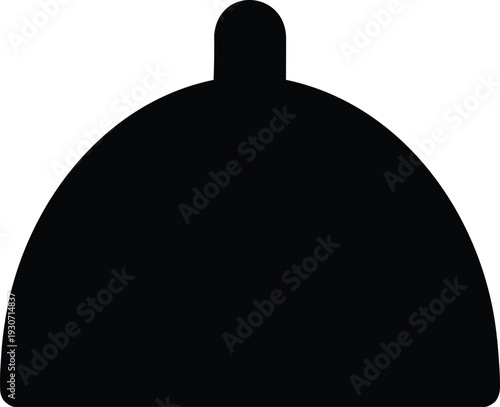 A red Christmas ornament shaped like a bomb with a ribbon and fuse