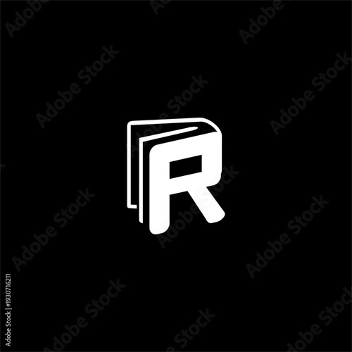 Geometric Abstract Letter R B...