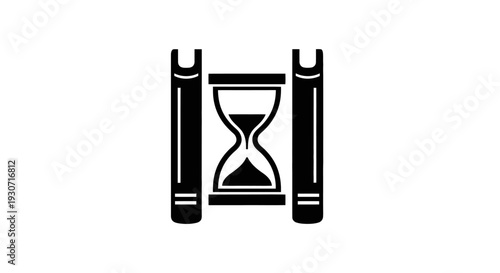 Hourglass Time Measurement Device Icon.