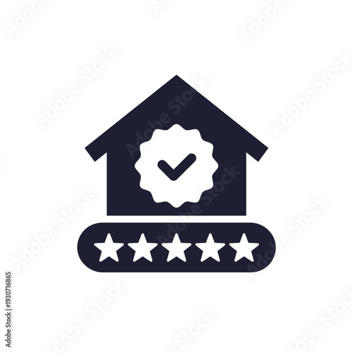 house rating and tenant satisfaction icon