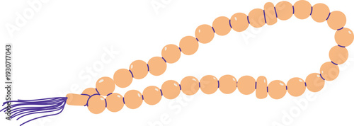Tasbih Prayer Beads illustration