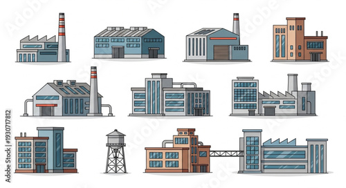 Industrial Buildings and Factories Collection.