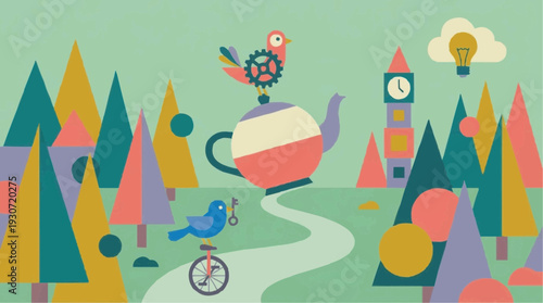 birthday card with cake